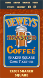 Mobile Screenshot of deweyscoffee.com